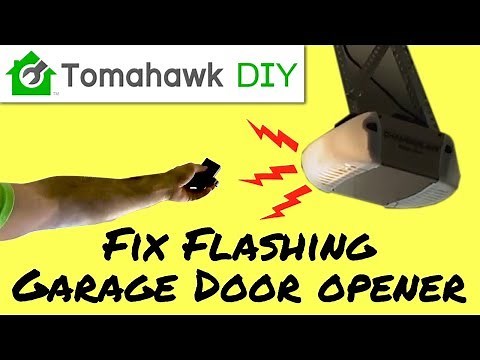 Fix Garage Door That Won't Close on Sunny Days (Broken Sensor / Flashing Light)