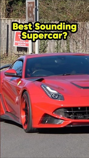 Ferrari F12 N-Largo High Pitched V12 Acceleration Sound #shorts #ferrari #novitec