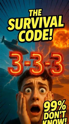 The 3-3-3 Survival Code! 🧬⏳#shorts