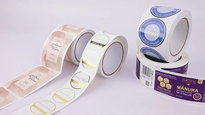 Custom Private Packaging Label Product Sticker Printing Adhesive Brand Logo Round Label Rolls Waterproof Vinyl Sticker