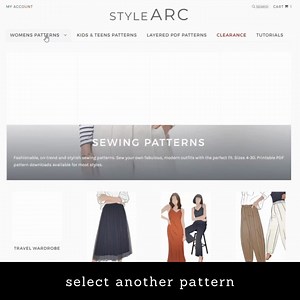 Style Arc sewing patterns on Reels