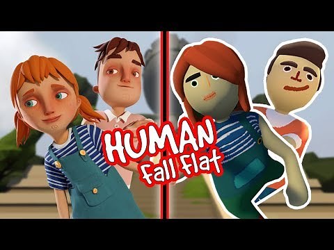 The Neighbor’s Kids Play A Dangerous Game!!! (WITH KINDLY KEYIN) | Human Fall Flat Gameplay