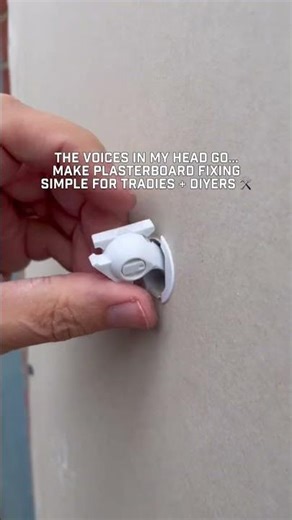 “What’s the best way to fix heavy stuff to plasterboard?” 👀