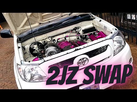 *CRAZY* 1000HP 2JZ SWAP TOYOTA HILUX BURNOUTS *MUST WATCH*