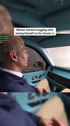 Marlon started mogging after seeing himself on his stream 😭 #lacy #marlon #fyp