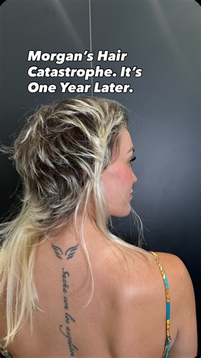 Alfredo Lewis on Instagram: "Morgan’s latest hair transformation / full hair tutorial is now up on my YouTube channel. It’s so hard to believe it’s been one year since we came together to save Morgan’s hair 🥲 Bless @k18hair , @calecimprofessional , and all the things. Abracadabra she has a silver layered lob ✨✨✨✨ Loving making longer form content for you guys. Hope to see you on the YT! #hairtransformation #bleach #hairextensions #hairgoals #hairjourney #beforeandafter #youtube #teamworkmakesth