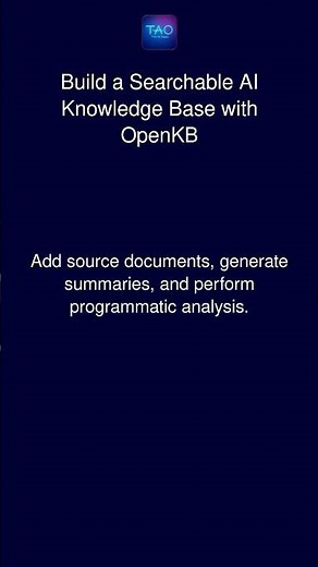 Build a Searchable AI Knowledge Base with OpenKB
