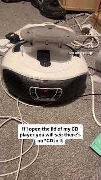 How to set up and play a cd on a cd player