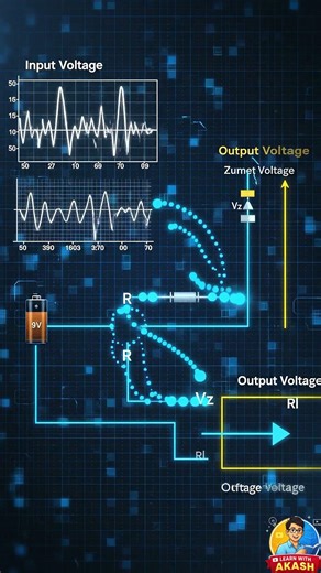 The Secret of Voltage Regulation — Zener Diode 🤯 #electronics #electronicsshorts