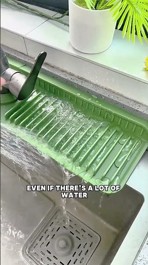 Faucet Mat for Kitchen Sink – Water Absorbing Silicone Sink Splash Guard