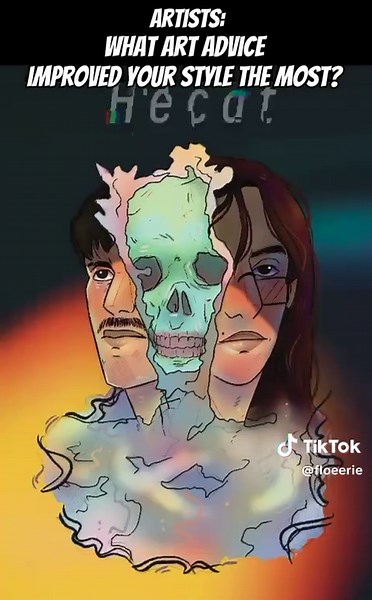 mine was: USE MORE THAN ONE REFERENCE! Idk why I never thought if that before turning 20 and starting my design studies whoops . . . #art #artadvice #arttutorial #digitalart #traditionalart