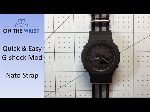 Easy G-Shock Mod, Switch to a Nato Strap!