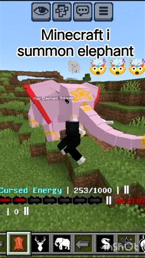 Minecraft But I Summoned a Legendary Snake 😱🐍 #minecraft #gaming #shorts
