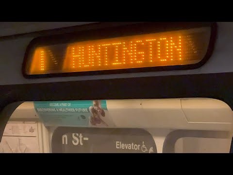 WMATA Subway: Breda 3k Series 🟡Yellow Line🟡 Train from Mount Vernon Sq to Huntington #2