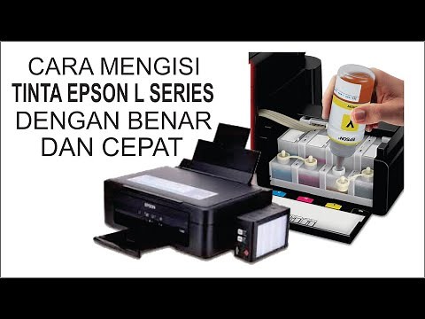 cara/tutorial yang benar mengisi tinta pada epson l210