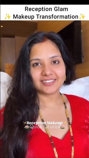 MUA- virgomakeups_bychhavikhatri | reception bridal makeup tutorial step by step #shorts #makeup