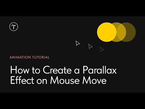 How to Create a Parallax Effect on Mouse Move