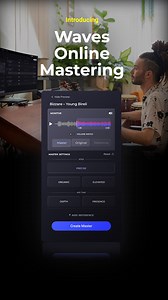 Introducing - Waves Online Mastering ️ Create top-quality, release-ready masters in just a few clicks. 퐆퐄퐓 퐒퐓퐀퐑퐓퐄퐃: waves.com/online-mastering | Waves Audio | Facebook