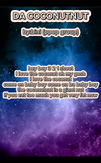 Coconut Song Lyrics by Bini - Full Song with Lyrics