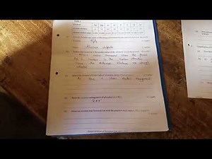 Kcse 2023 pp2 on periodic table