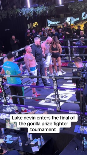 Luke Nevin Reaches Gorilla Prize Fighter Final