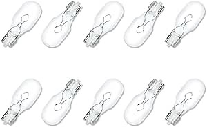Technical Precision - Replacement Bulbs for Kichler Lighting 10574CLR by Technical Precision - 18W 12V Xenon Bulb - T5 Wedge Base Landscape Light Bulbs - 2800K Warm White - 10 Pack