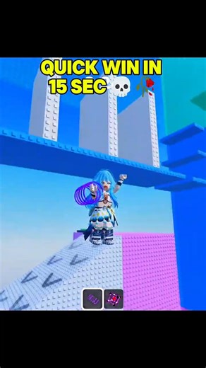 Quick Win in 15 Seconds 💀🥀. #roblox #shorts #robloxedit