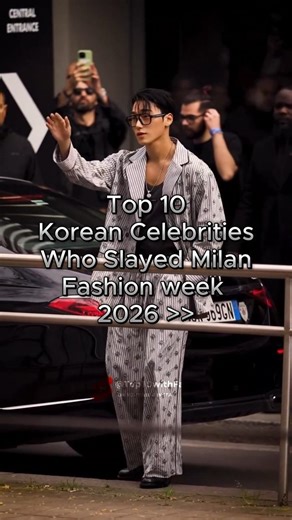 Korean Celebrities Slaying Milan fashion week 2026 #kpop #fashion #shorts