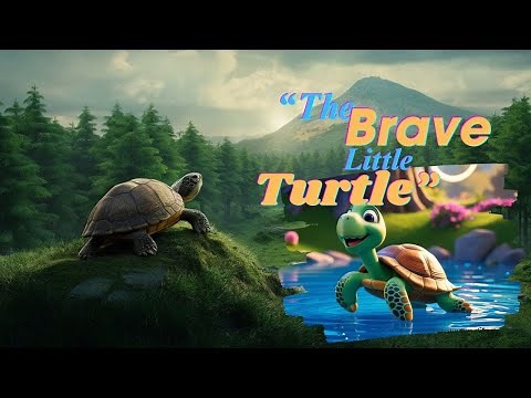 The Brave Little Turtle / Story for kids / Bravery and kindness story