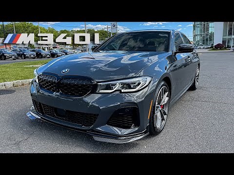 2021 BMW M340i in Dravit Grey Walkaround Review + Loud Exhaust Sound Revs