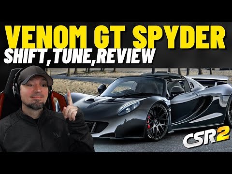 CSR2 Venom GT Spyder Stage 5 | Sgage 6 Max | Shift Tune Review