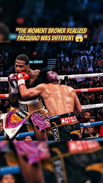 Pacquiao HUMBLES Broner in the Ring 🔥 #viralshorts #shorts