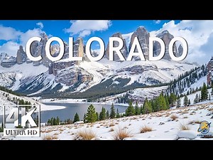 Colorado Winter 4K ❄️ Rocky Mountain Serenity – Snowy Peaks, Frozen Valleys & Endless Winter Calm