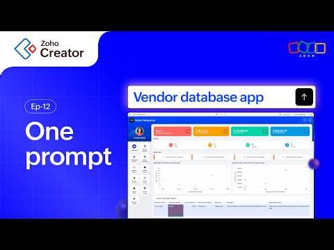 How to build a vendor database app with just a prompt