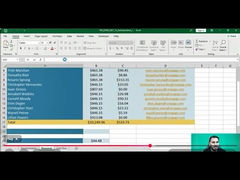 New Perspectives Excel 365/2021 | Module 1: SAM Project 1a | Tabula Insurance Agency