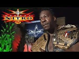 U.S. Champion Booker T wins the WCW World Title from Scott Steiner - Monday Nitro Finale 2001