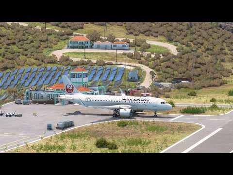 Most Dangerous Plane A320 Take Off with Shorts Airport great pilot skills - MFS 2020