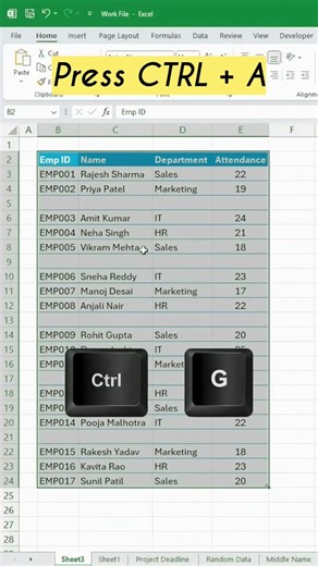 Delete Blank Rows in Excel Automatically 😱 | Go To Special Trick (No Manual Work!)