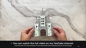 Castle Card Svg, Castle Card Cut File Svg, DIY Castle Card, Princess Birthday Card Svg, Castle Svg, Castle Cake Topper, Knight Birthday Card - Etsy