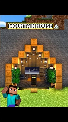 This Mountain House 🏔️Blow Your Mind!#minecraft
