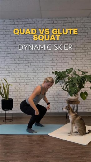 Have you ever thought to change the way you squat based on what you want the focus on? Try both variations and see which one works better for you! Dynamic Skier: strength, stretching, and injury prevention for skiers. | Dynamic Skier | Facebook