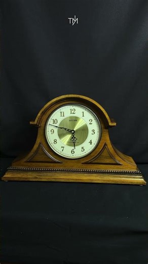 Rhythm "WSM Remington II" Wooden Chiming & Musical Mantel Clock - CRH216UR06