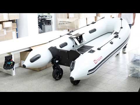 Damit kannst Du Dein Schlauchboot ganz alleine zu Wasser lassen. Ultimate Railblaza Dinghy Wheels!