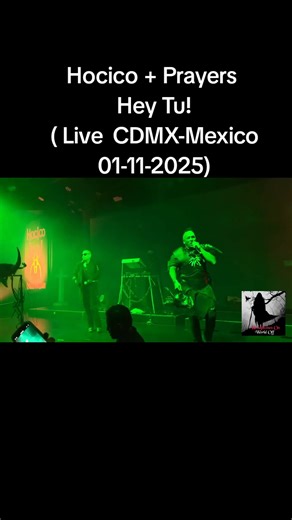 Hocico Prayers – Hey Tu! ( Live CDMX-Mexico 01-11-2025) @Hocico #headphones_on_world_off