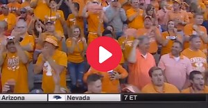 Tennessee Fan Caught "Getting Lucky" in the Stands
