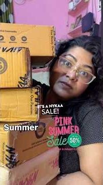 Nykaa Pink Summer Sale Haul #nykaahaul #pinksale #nykaapinksummersale