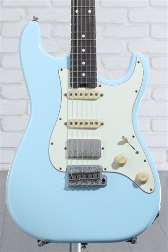 Schecter USA Custom Shop Traditional Wembley HSS Electric Guitar - Sonic Blue