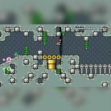 🏃🆚🌎 2-2 ● Valley Underpass by Saauna 🆚MarioChoa,MarrhFire,RamBirber #shorts Super Mario Maker 2 #dwf