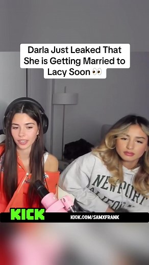 Darla just leaked that she is getting married to Lacy soon #samfrank #samfrankclips #darlaclaire #lacyclips