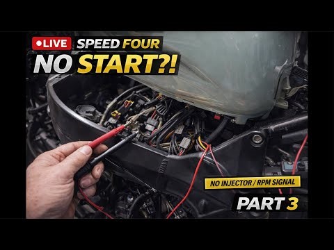 🔴 LIVE Why This Triumph Won’t Start… No Injector Pulse?!